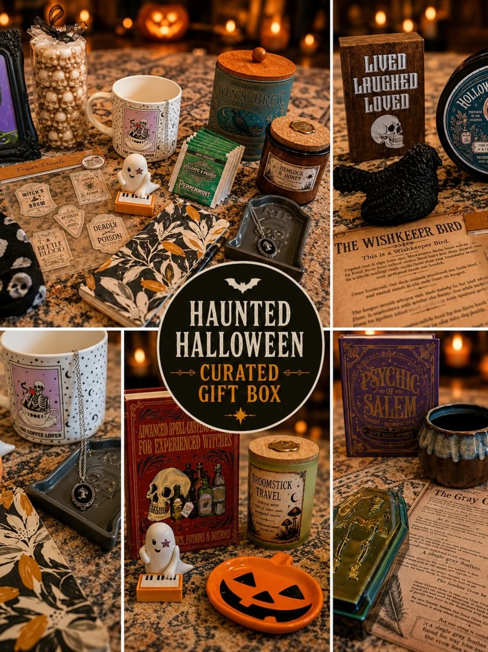 Haunted Halloween Mystery Box Spooky Goth Surprise Gift Box